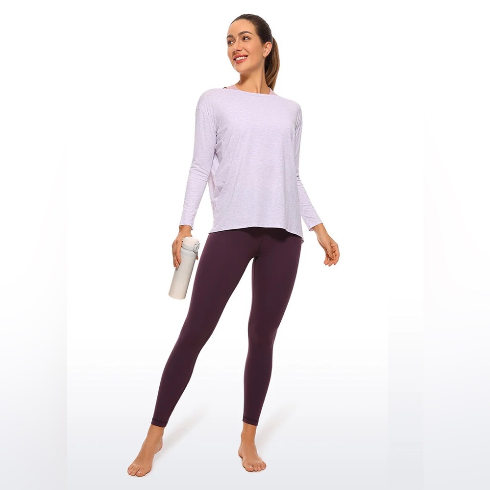 CRZ Yoga Butterluxe Yoga Leggings 25” in Deep Purple Size XS MSRP: $32